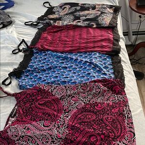 Fashion Bug strappy tanks size large